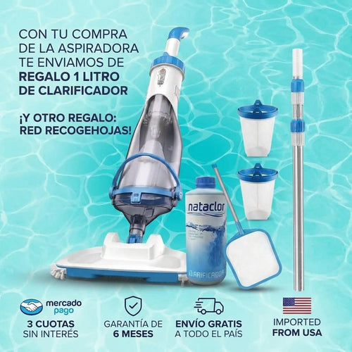 BIELMEIER Aspiradora Piscina Inalámbrica Portátil