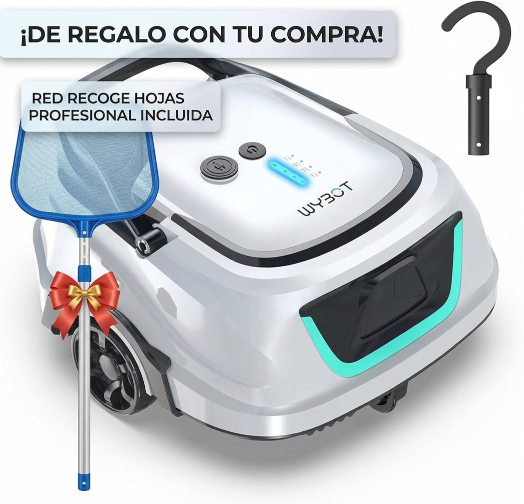 WYBOT A1 Robot Limpiador Piscina Sobre Tierra