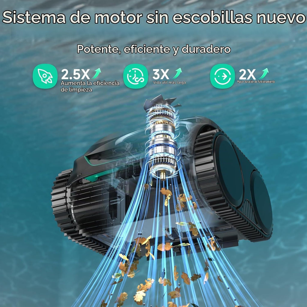 WYBOT C2 Robot Limpiador Inalámbrico Premium - Piscina Inteligente