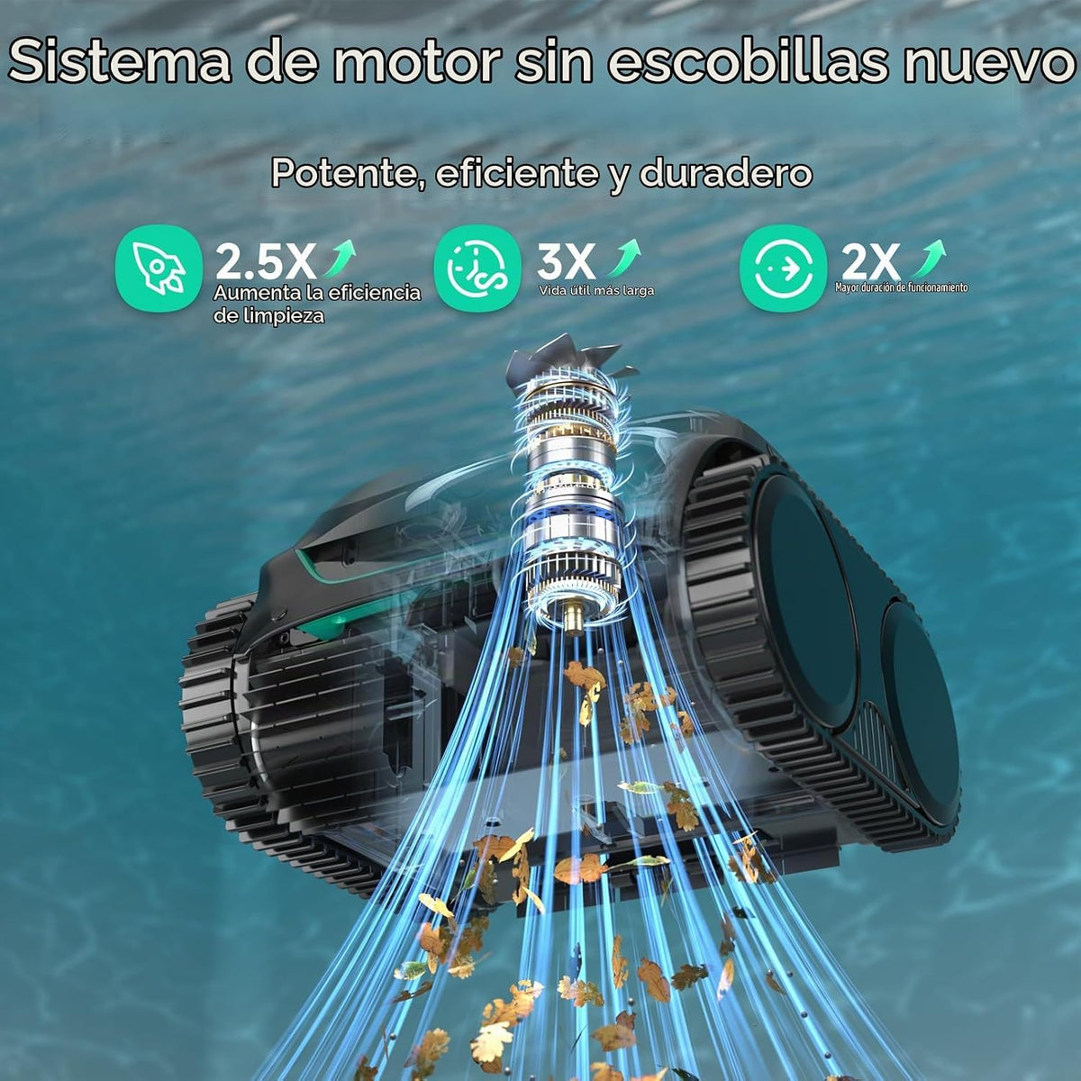 WYBOT C2 Robot Limpiador Inalámbrico Premium - Piscina Inteligente