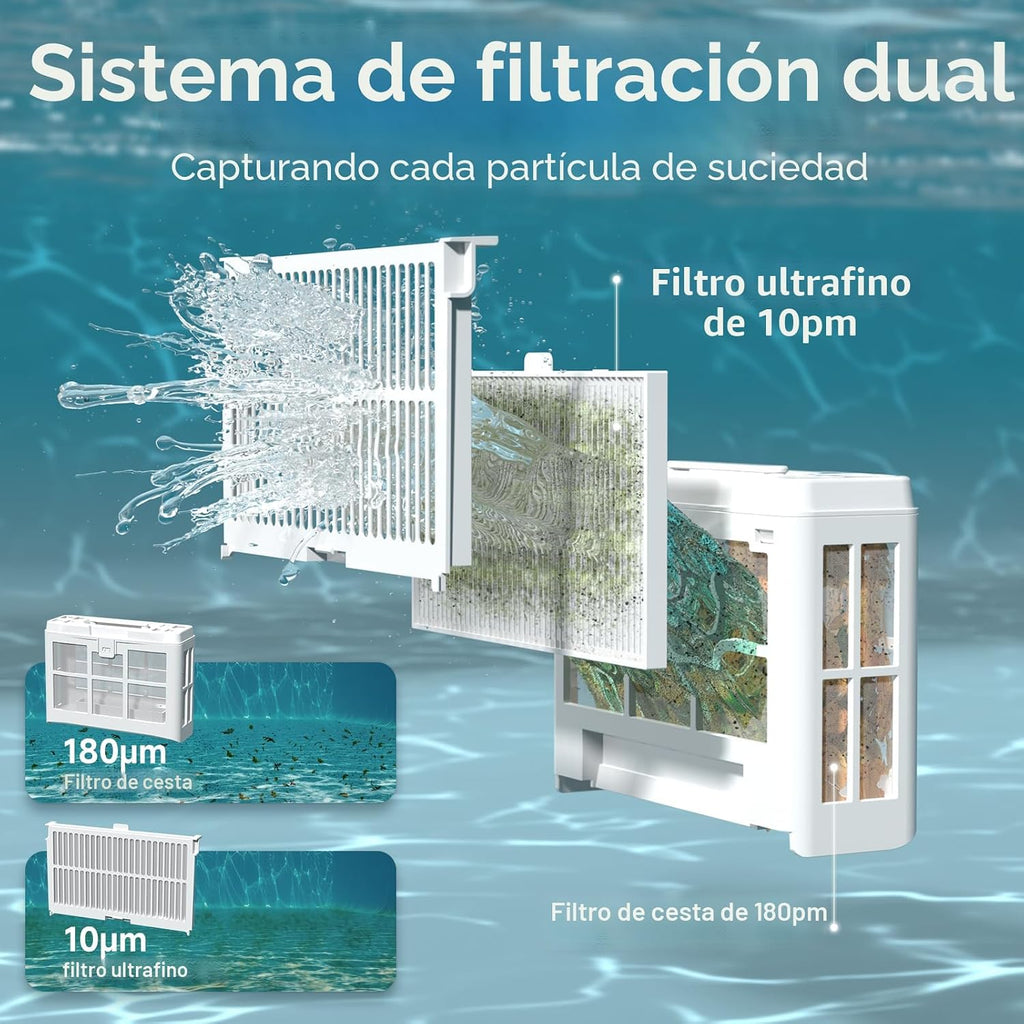 WYBOT C2 Robot Limpiador Inalámbrico Premium - Piscina Inteligente